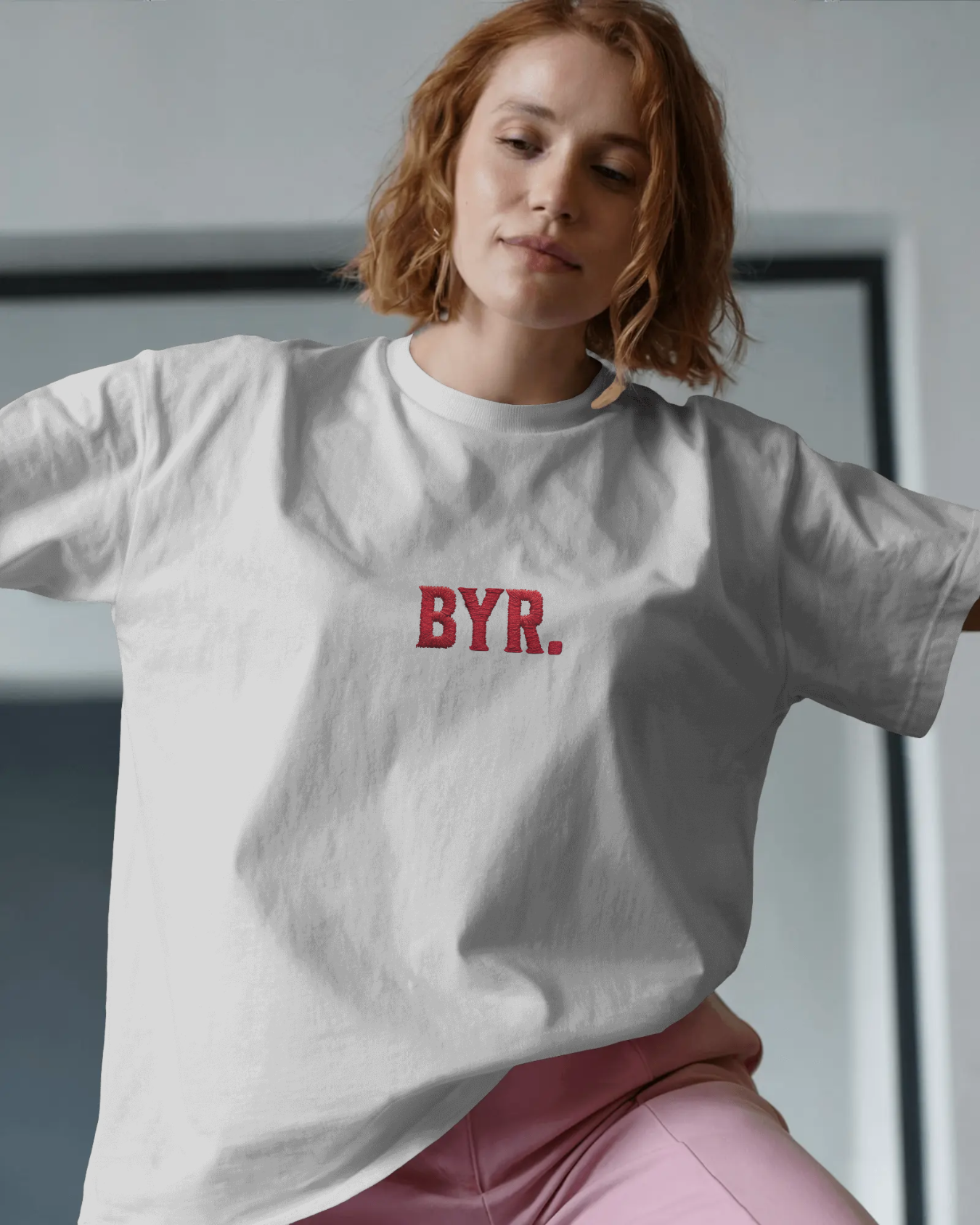 Unisex White BYR Bare Tee