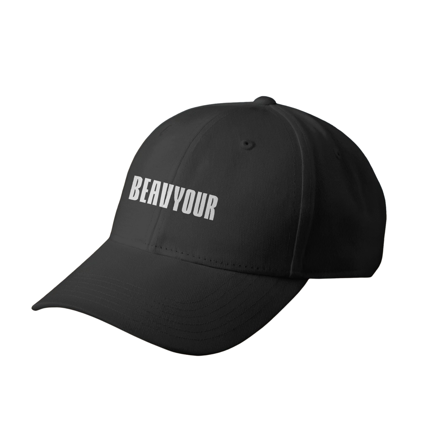Unisex BYR Black Baseball Ottoman Cap