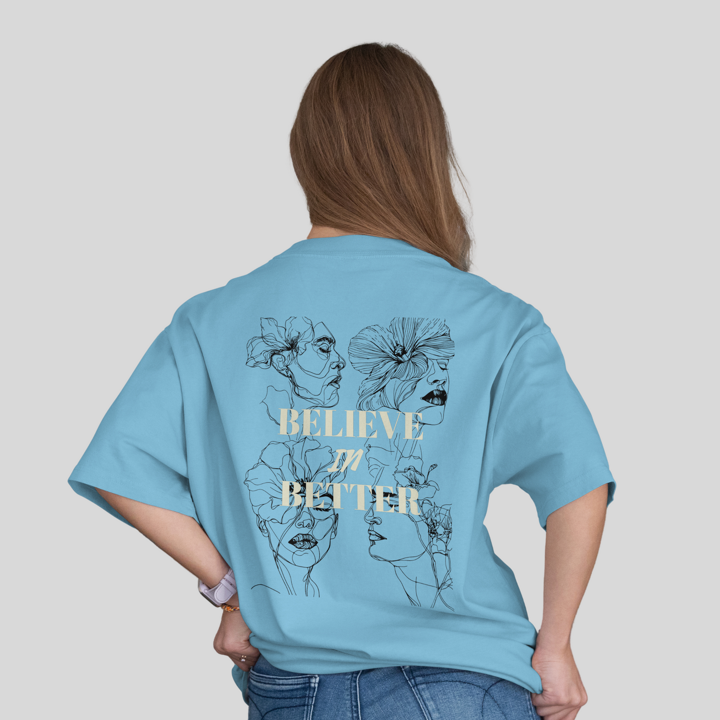 Unisex Blue Optimist Tee