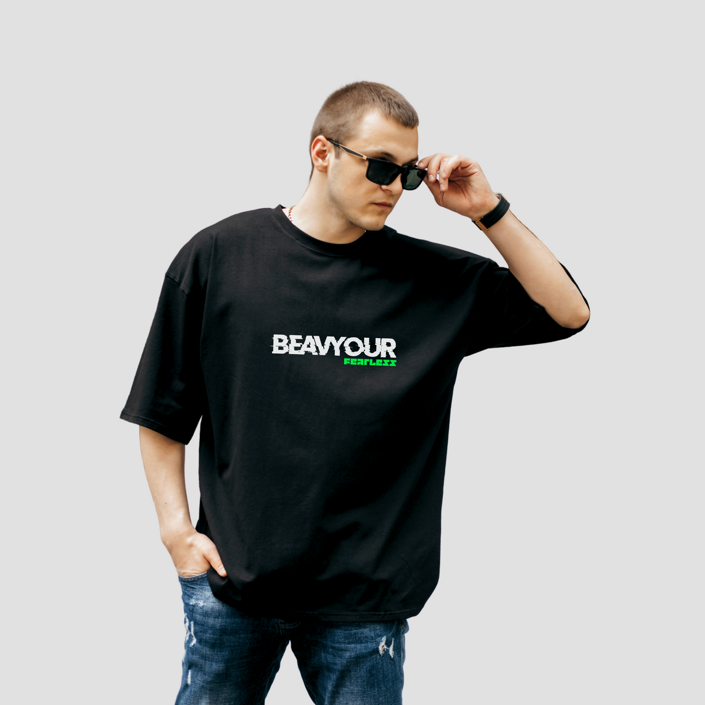 HimWear Black FEARLESS Tee