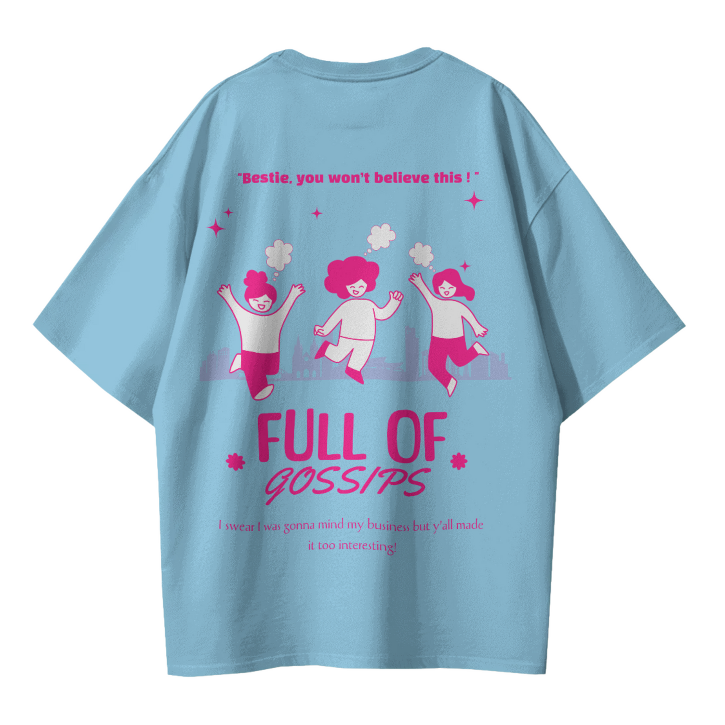 HerWear Blue Gossiping Tee