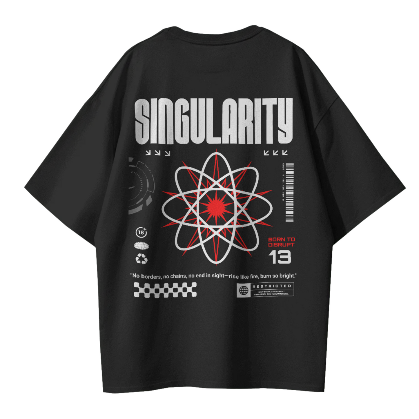 HimWear Black Singularity Tee