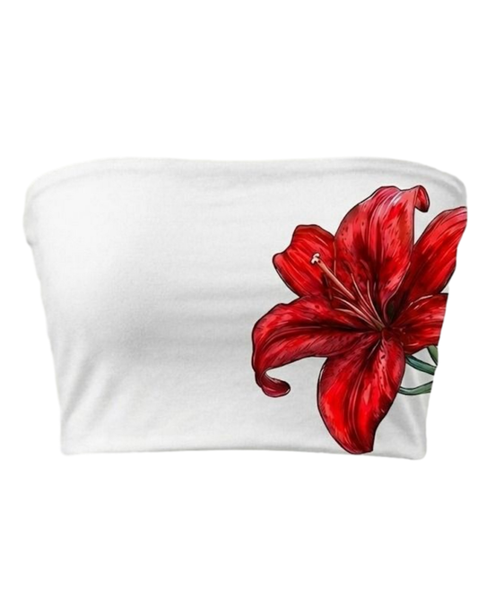 BYR Lily Ivory Tube Top