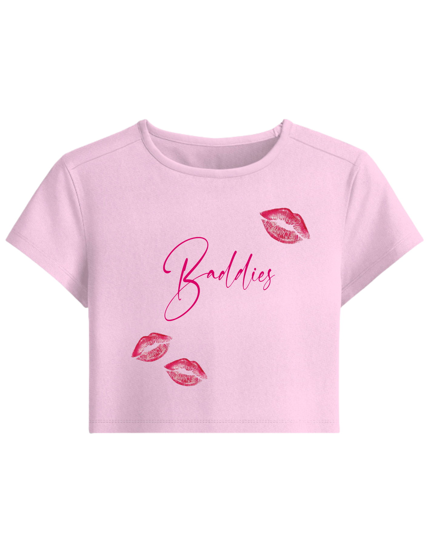BYR Baddies Intent Pink Baby Tee