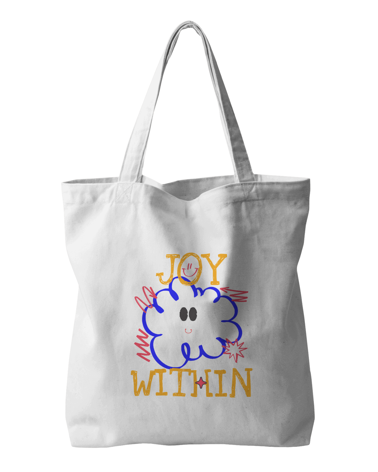 BYR Joy Within White Carryall Large Tote