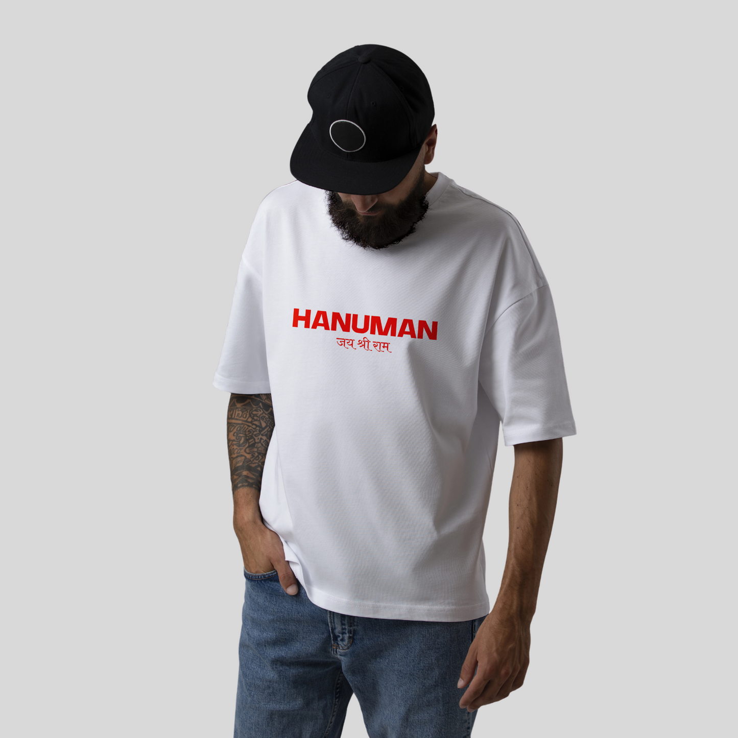 Unisex LORD HANUMAN's White Tee