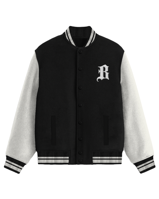 Unisex BYR B-Legacy Blak Varsity Jacket