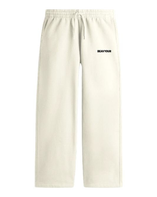Unisex BEAVYOUR OFF WHITE Essential Sweatpants