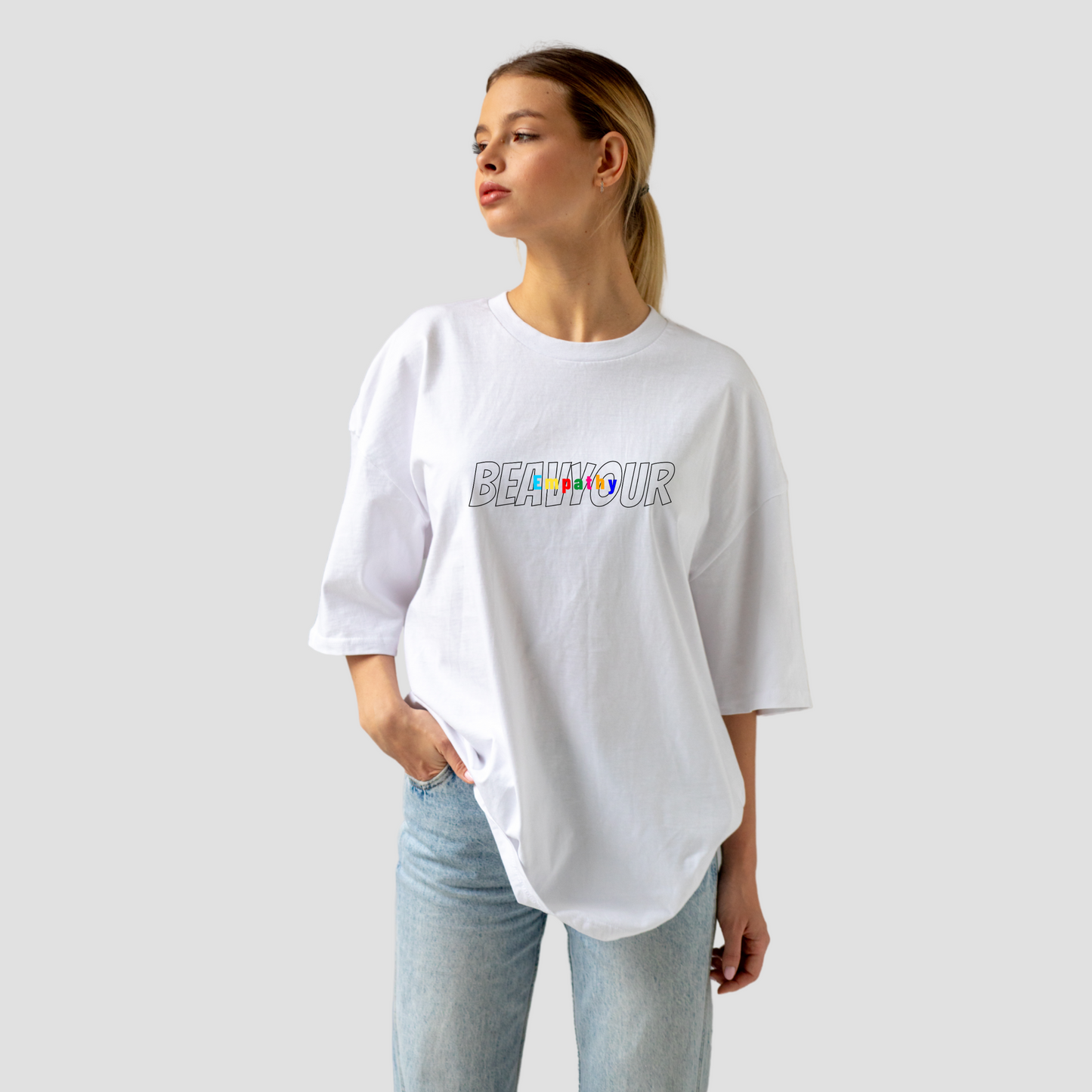 Unisex White Empathy Tee