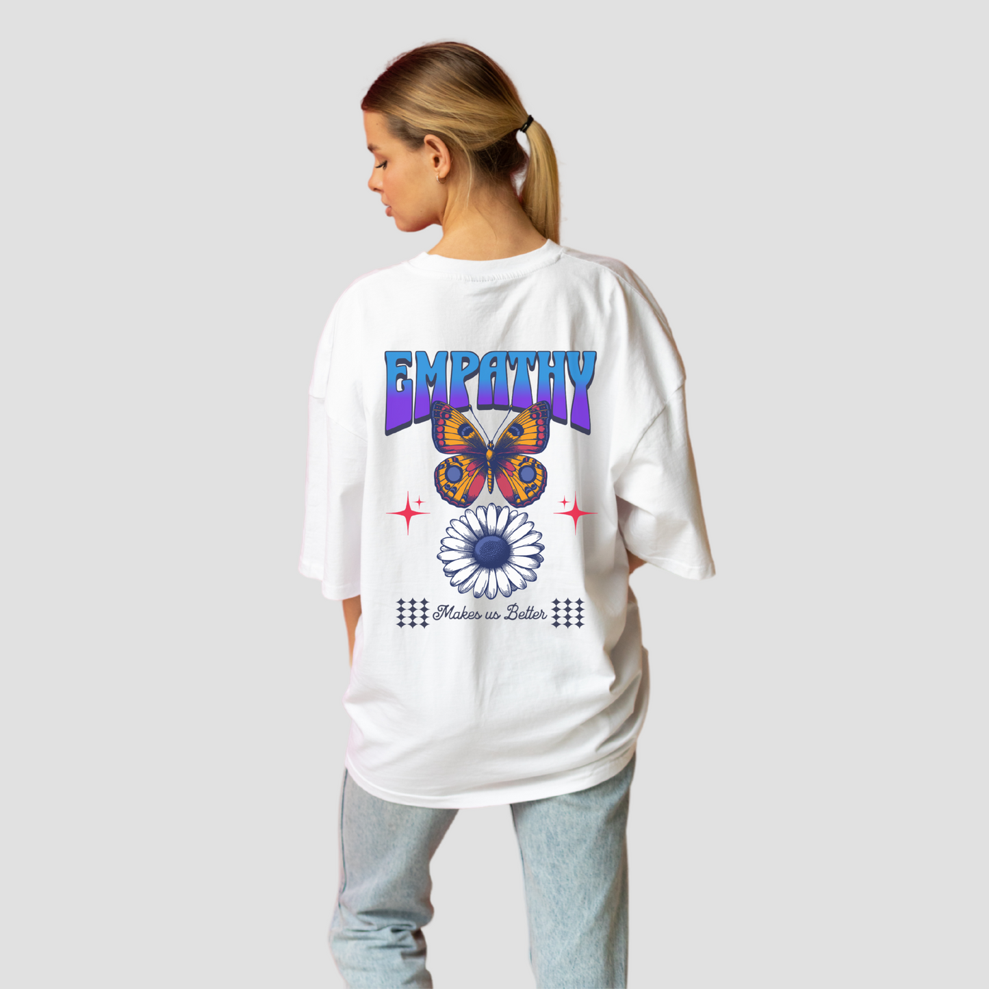 Unisex White Empathy Tee