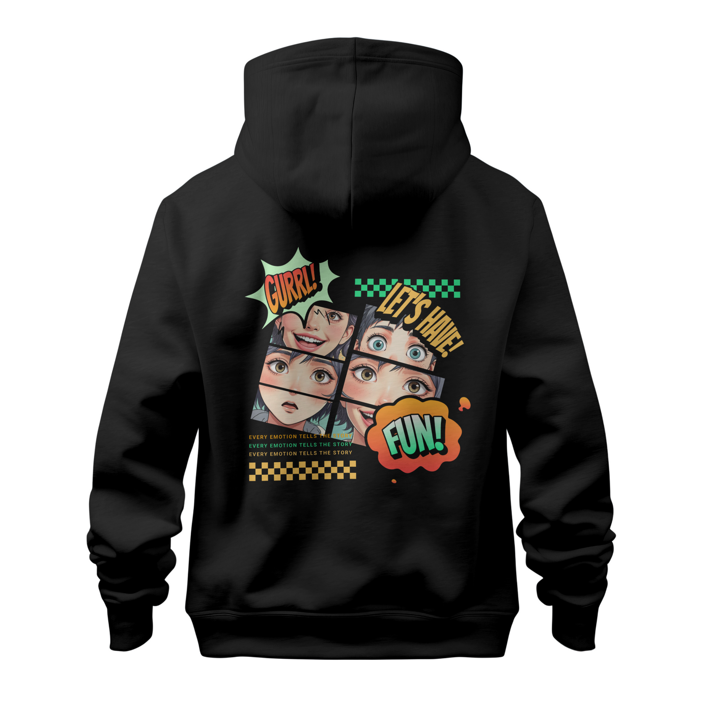 HerWear GURRL Black Hoodie