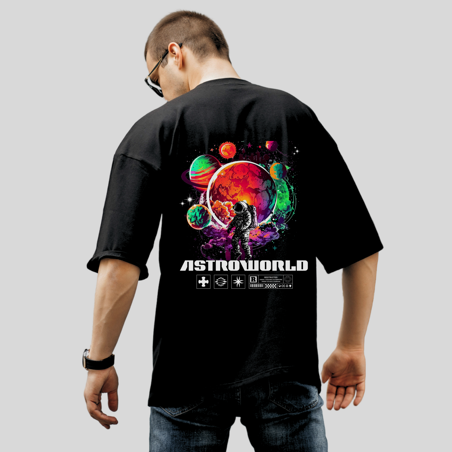 HimWear Black ASTROWORLD Tee