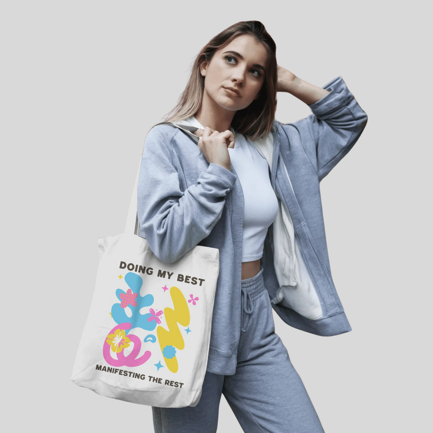 HerWear BYR White Tote Bag