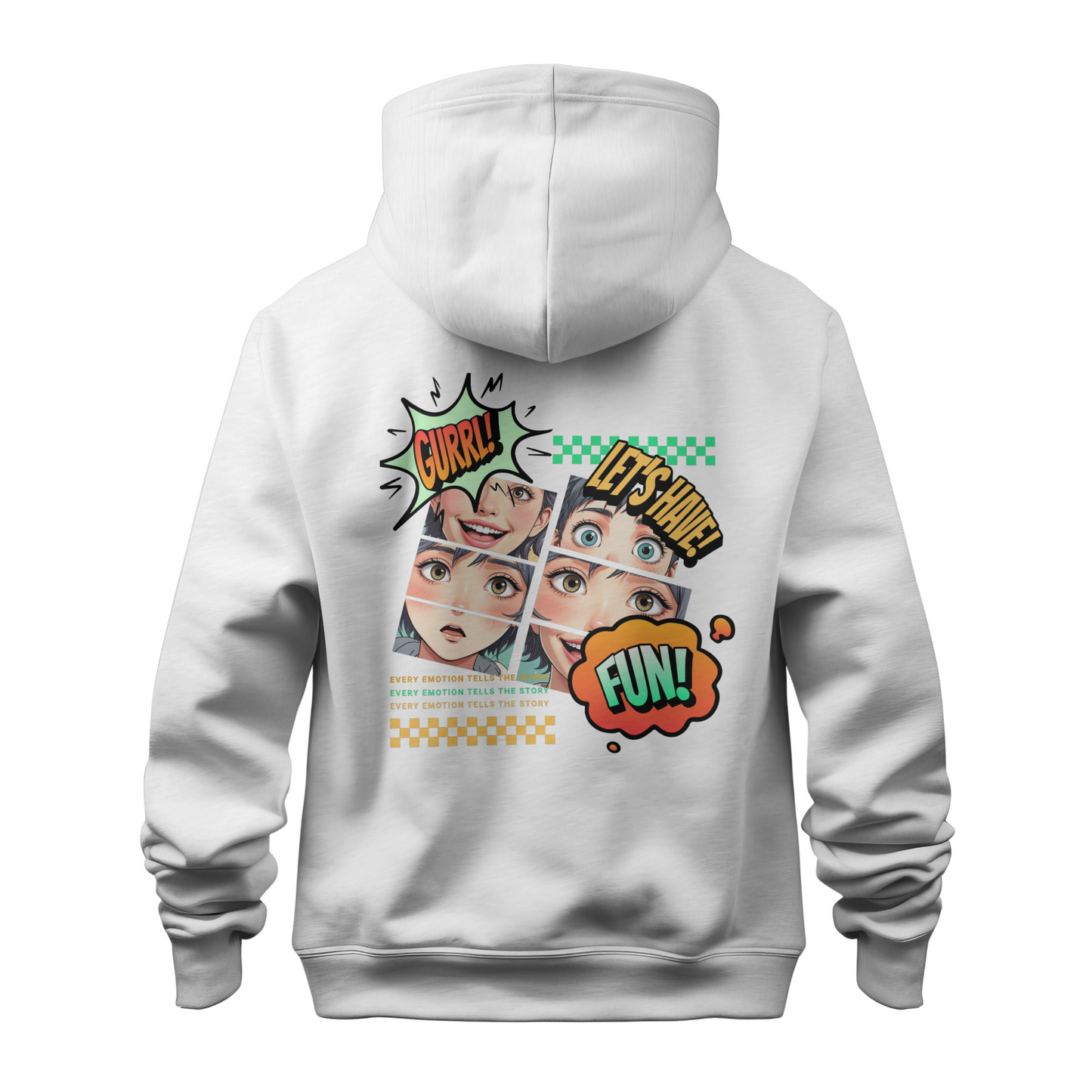 HerWear GURRL White Hoodie