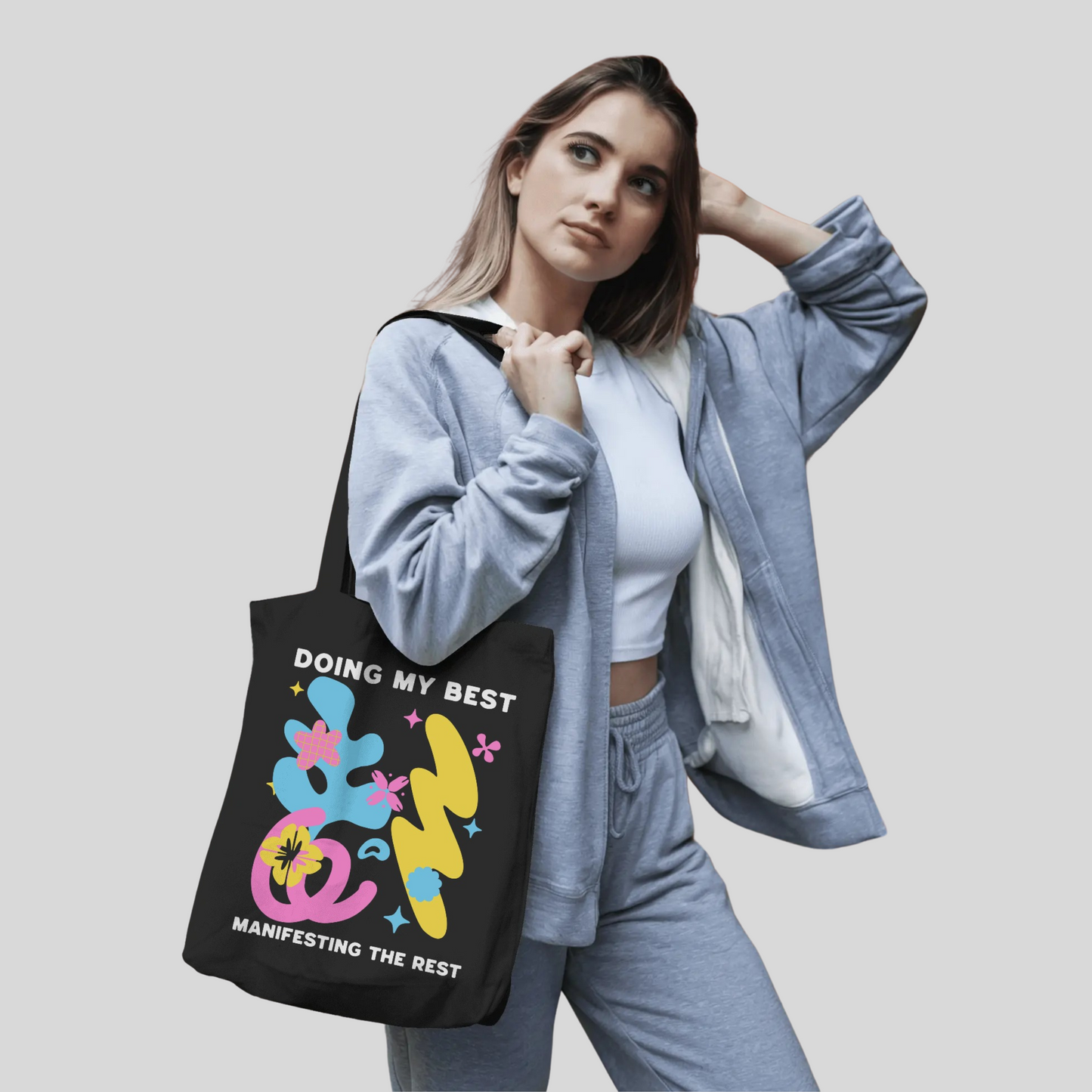 HerWear BYR Black Tote Bag