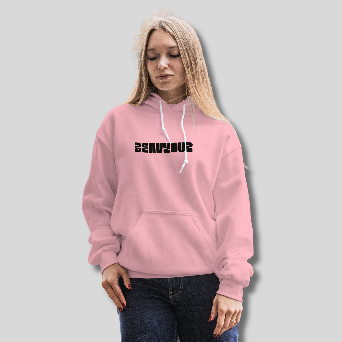 Unisex BEAVYOUR Baby Pink Hoodie