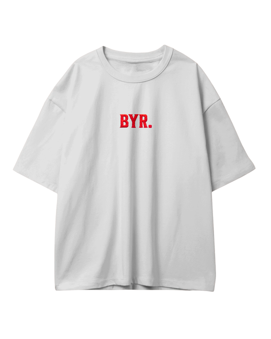 Unisex White BYR Bare Tee