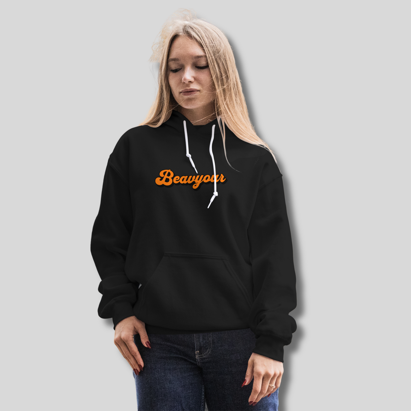HerWear GURRL Black Hoodie