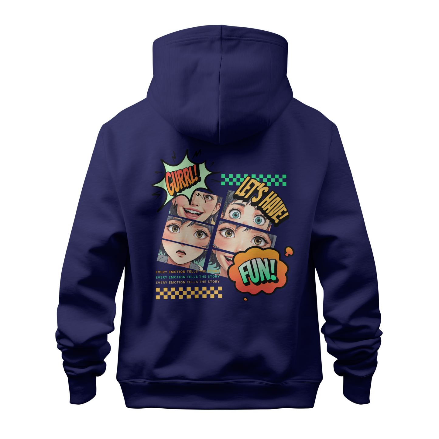 HerWear GURRL Navy Blue Hoodie