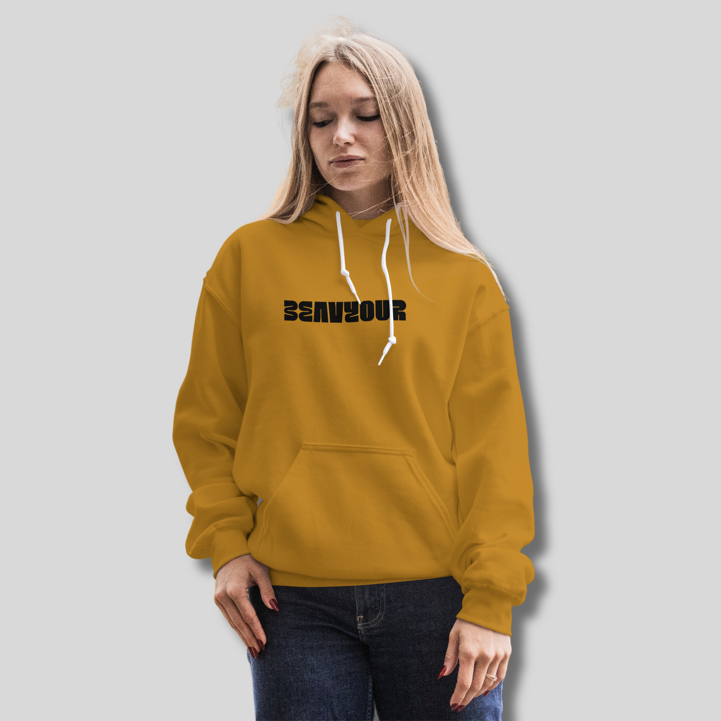 Unisex BEAVYOUR Mustard Yellow Hoodie