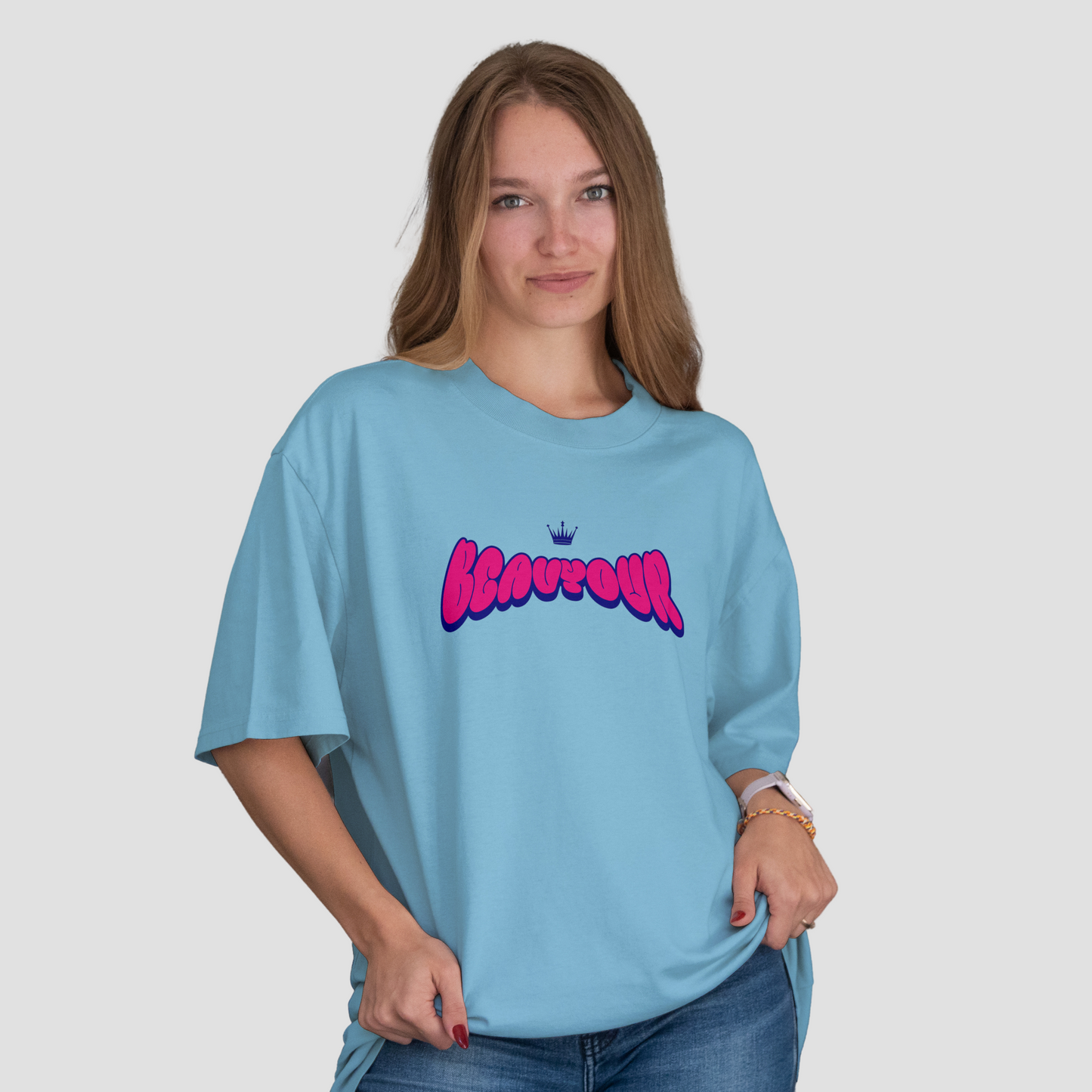 HerWear Blue Gossiping Tee