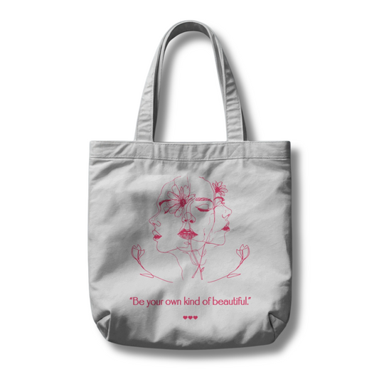HerWear Optimist White Tote Bag