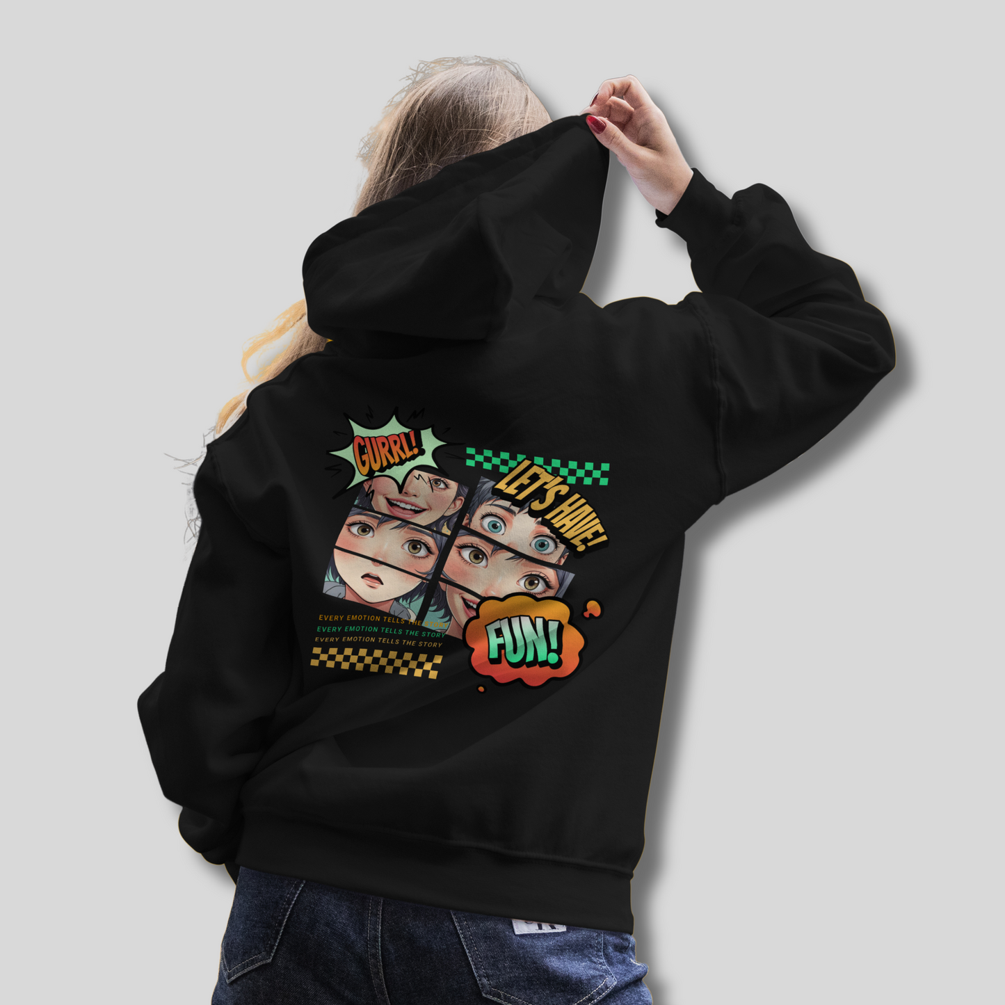 HerWear GURRL Black Hoodie