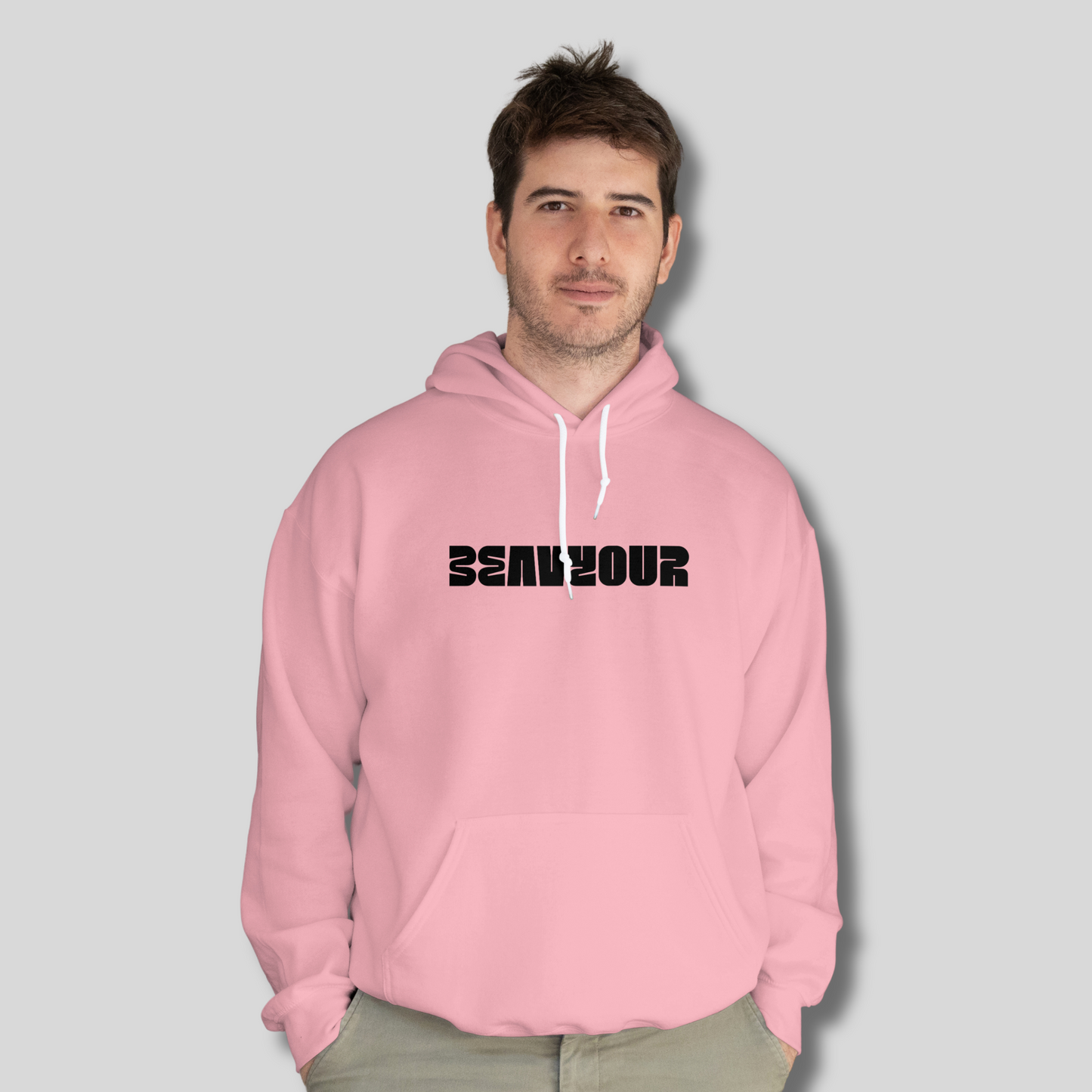 Unisex BEAVYOUR Baby Pink Hoodie