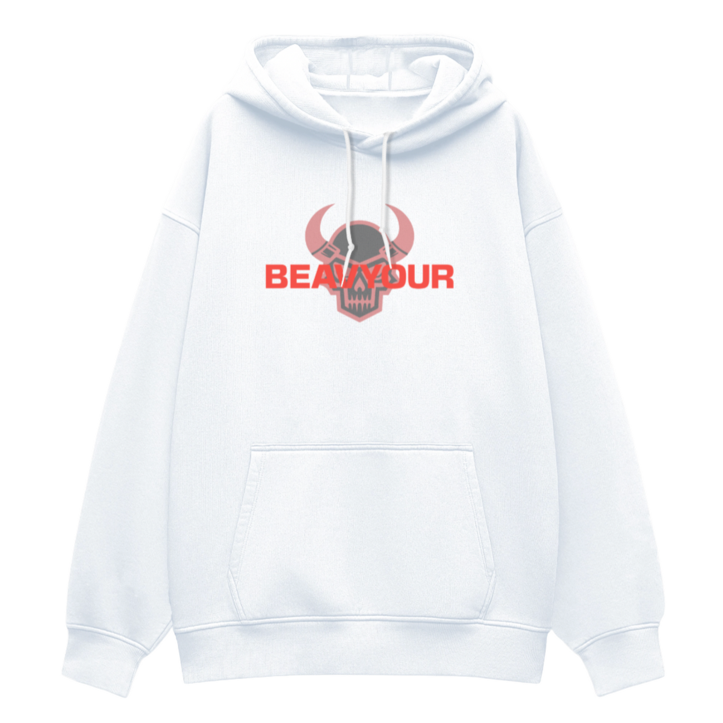 HimWear UNDISPUTED White Oversized Hoodie