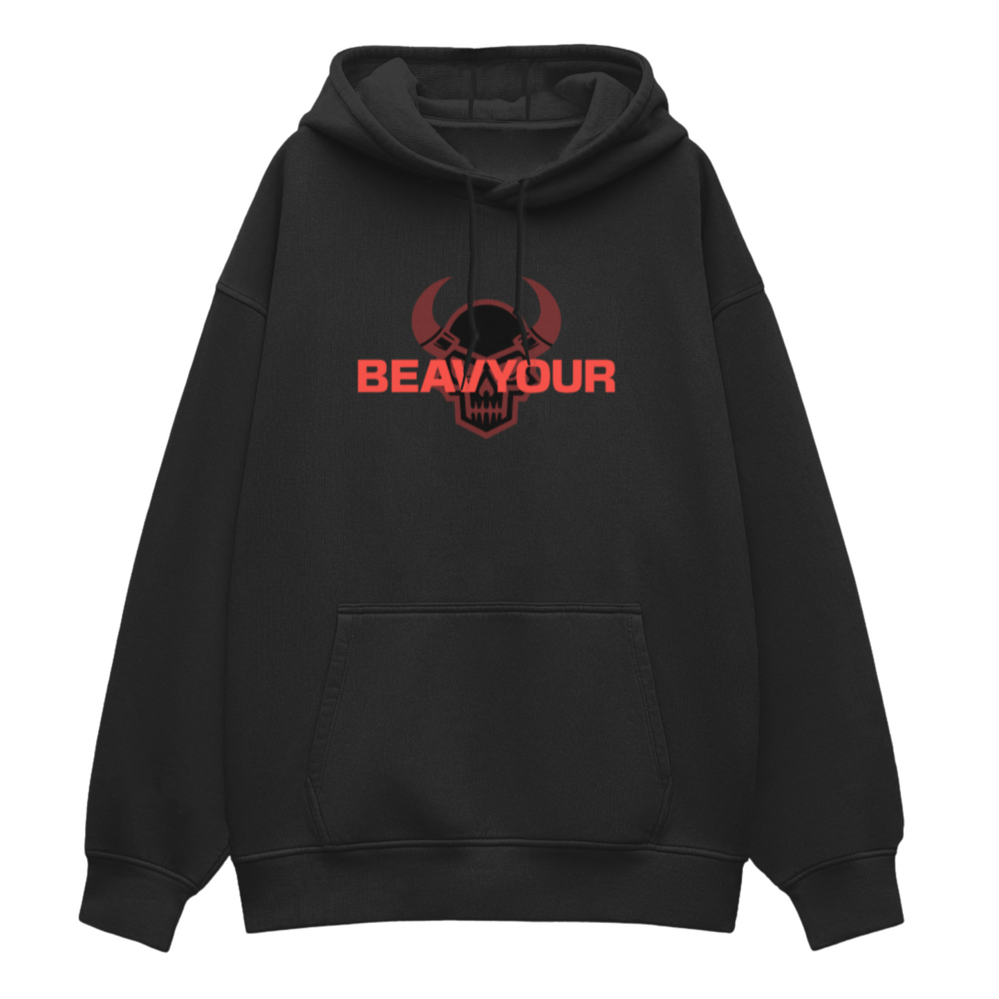 HimWear UNDISPUTED Black Oversized Hoodie