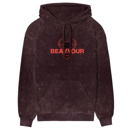 HimWear UNDISPUTED Maroon Acid Wish Hoodie