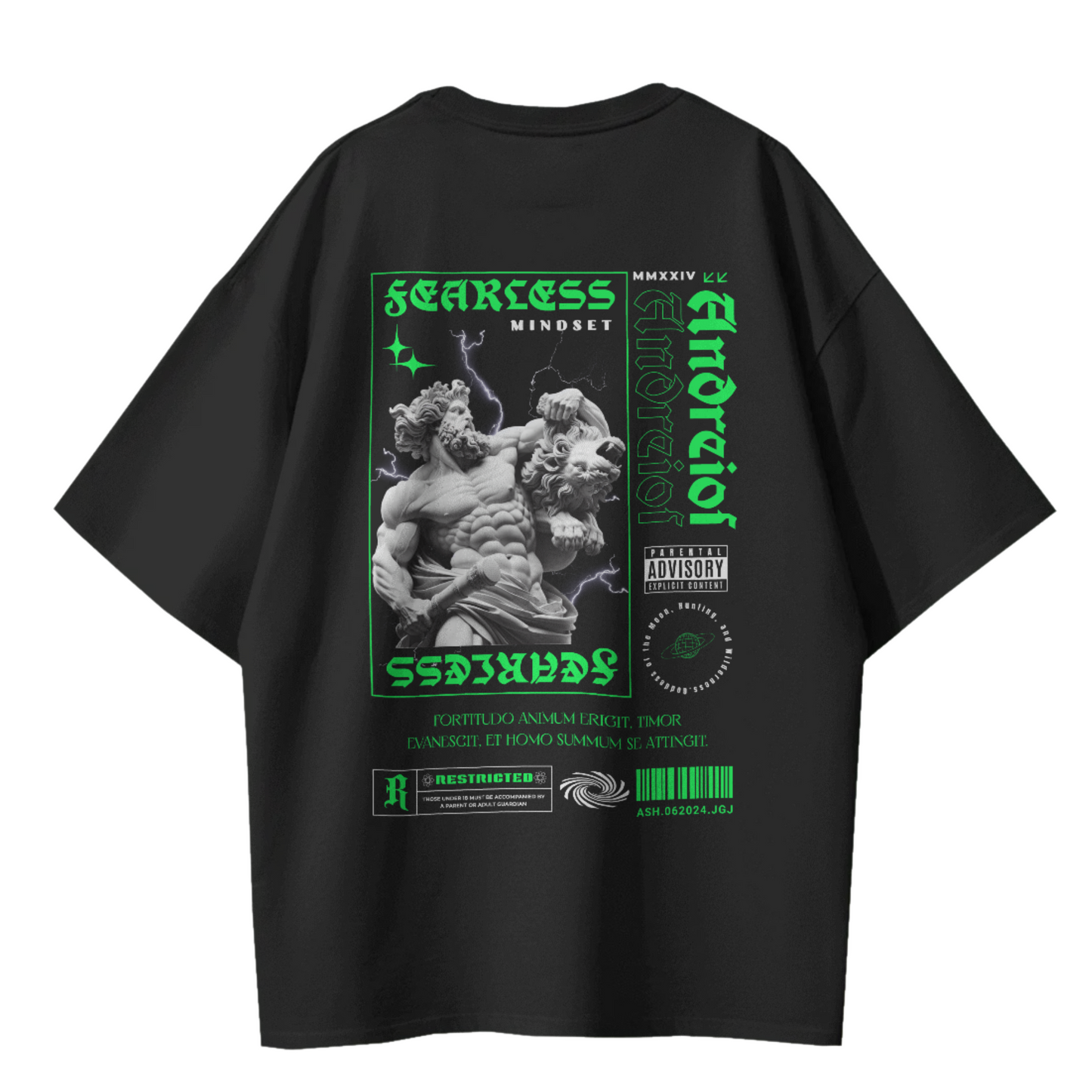 HimWear Black FEARLESS Tee