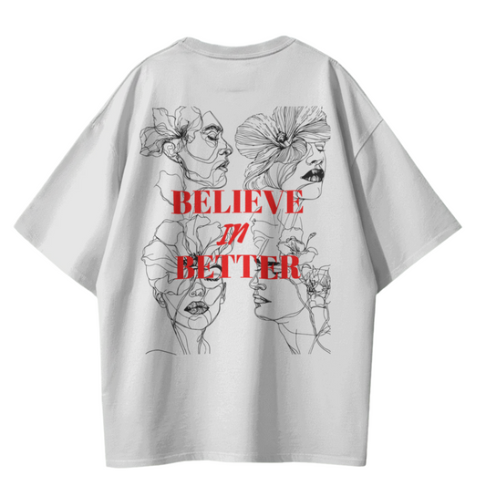 Unisex White  Optimist Tee