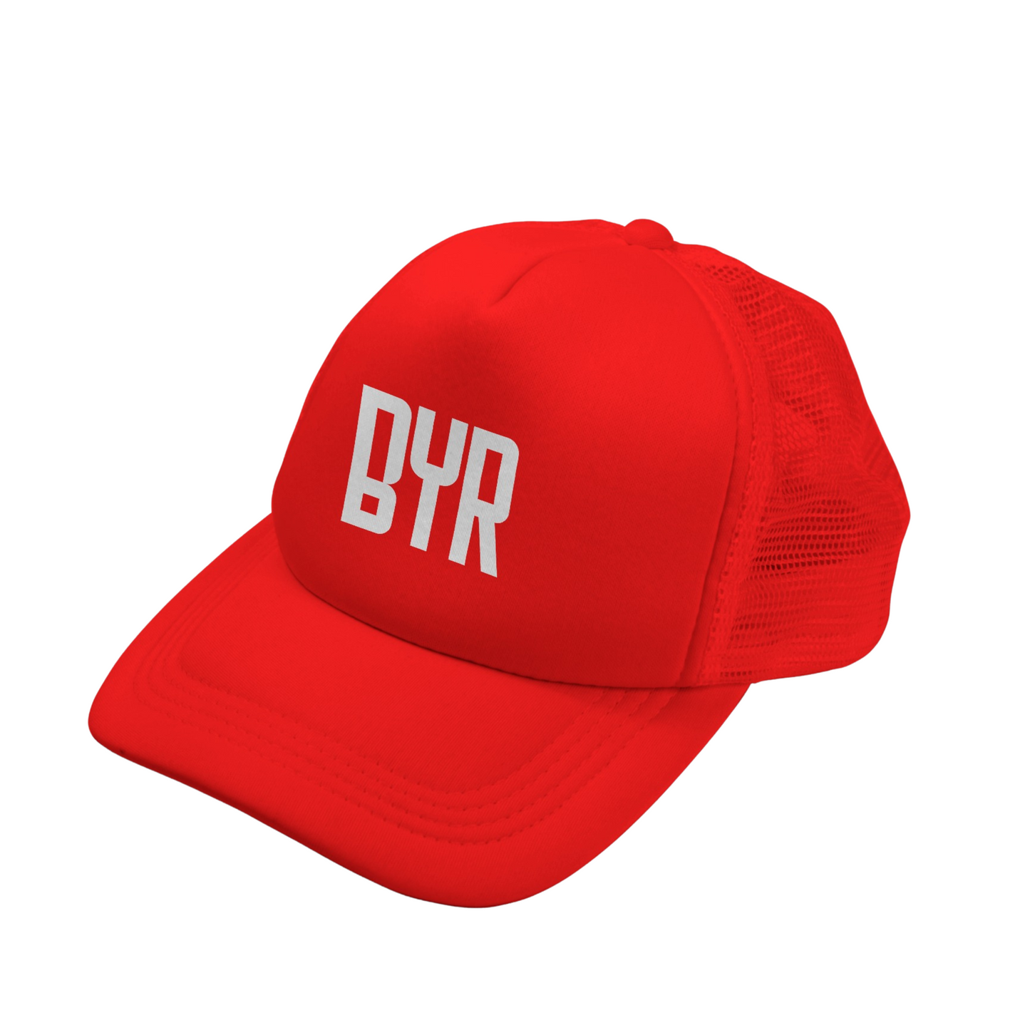 Unisex BYR Red Trucker Cap