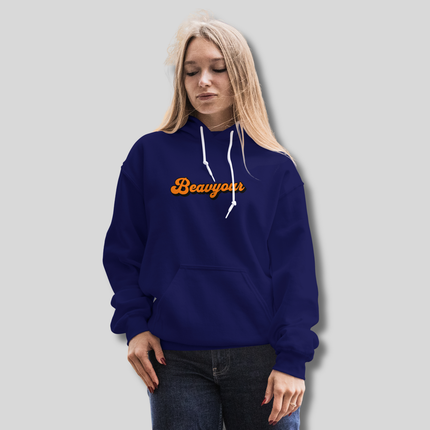 HerWear GURRL Navy Blue Hoodie