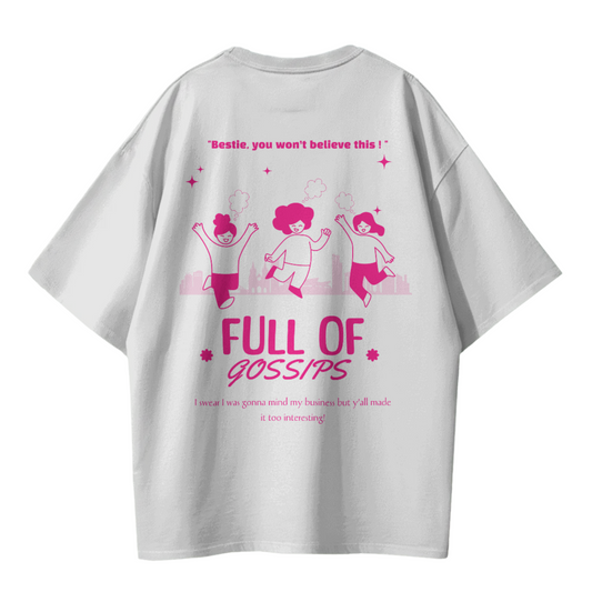 HerWear White Gossiping Tee