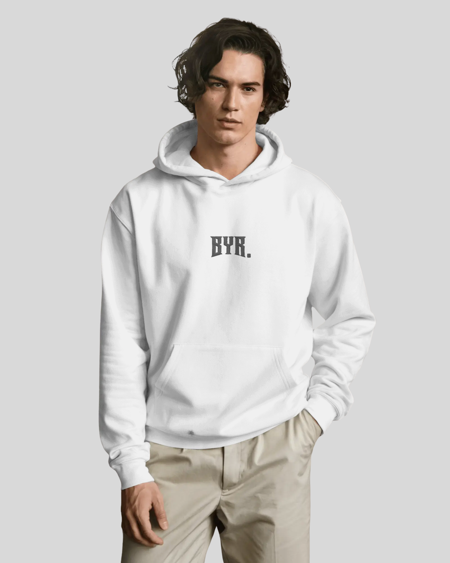 Unisex BYR White Blankstate Oversized Hoodie