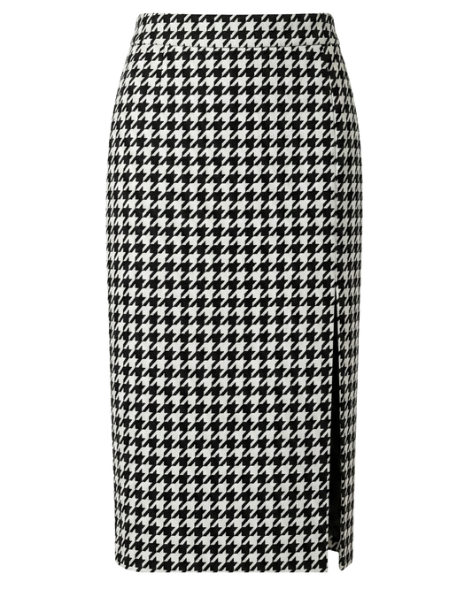 BYR Classique BlackWhite Houndstooth Skirt