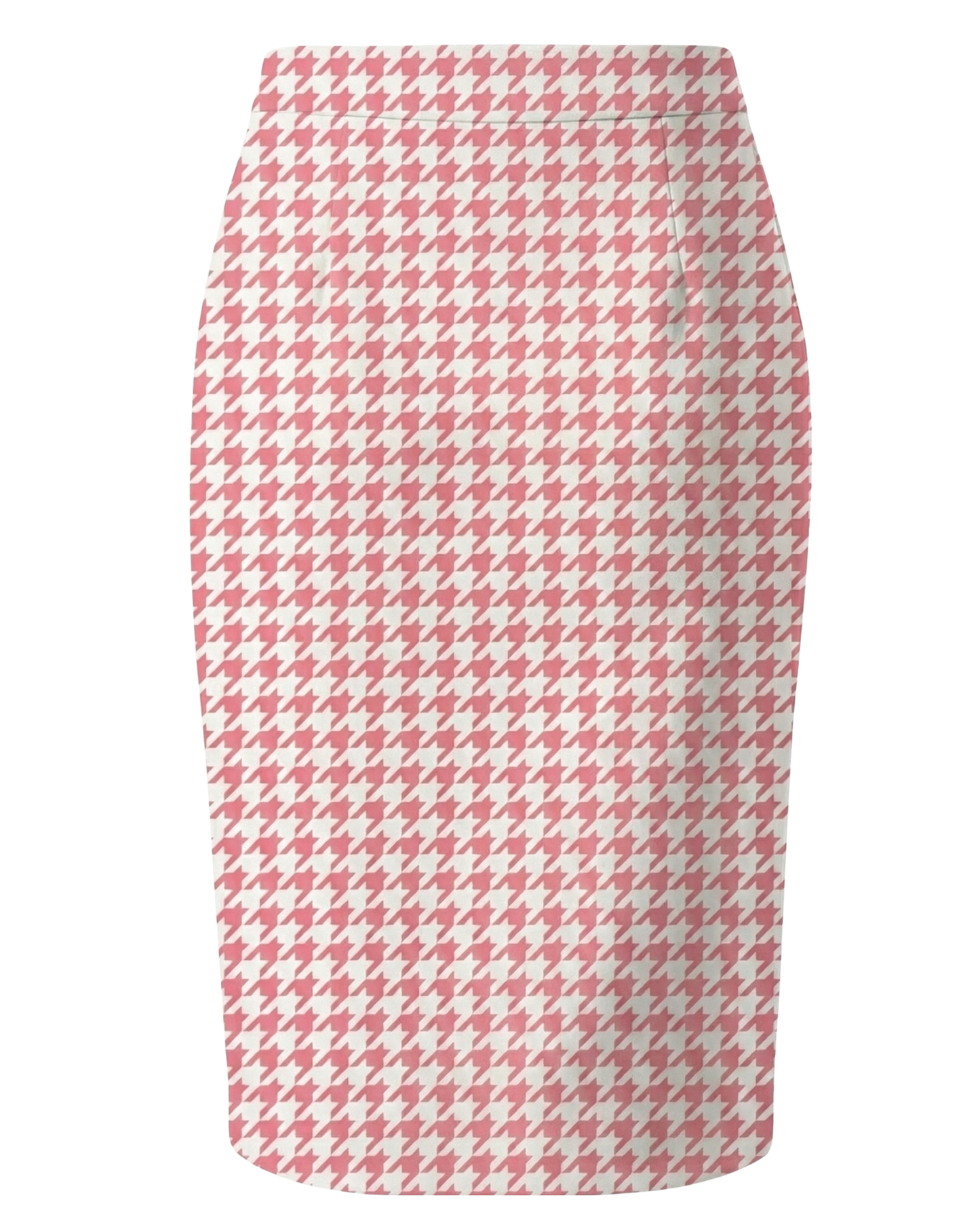BYR Classique WhitePink Houndstooth Skirt