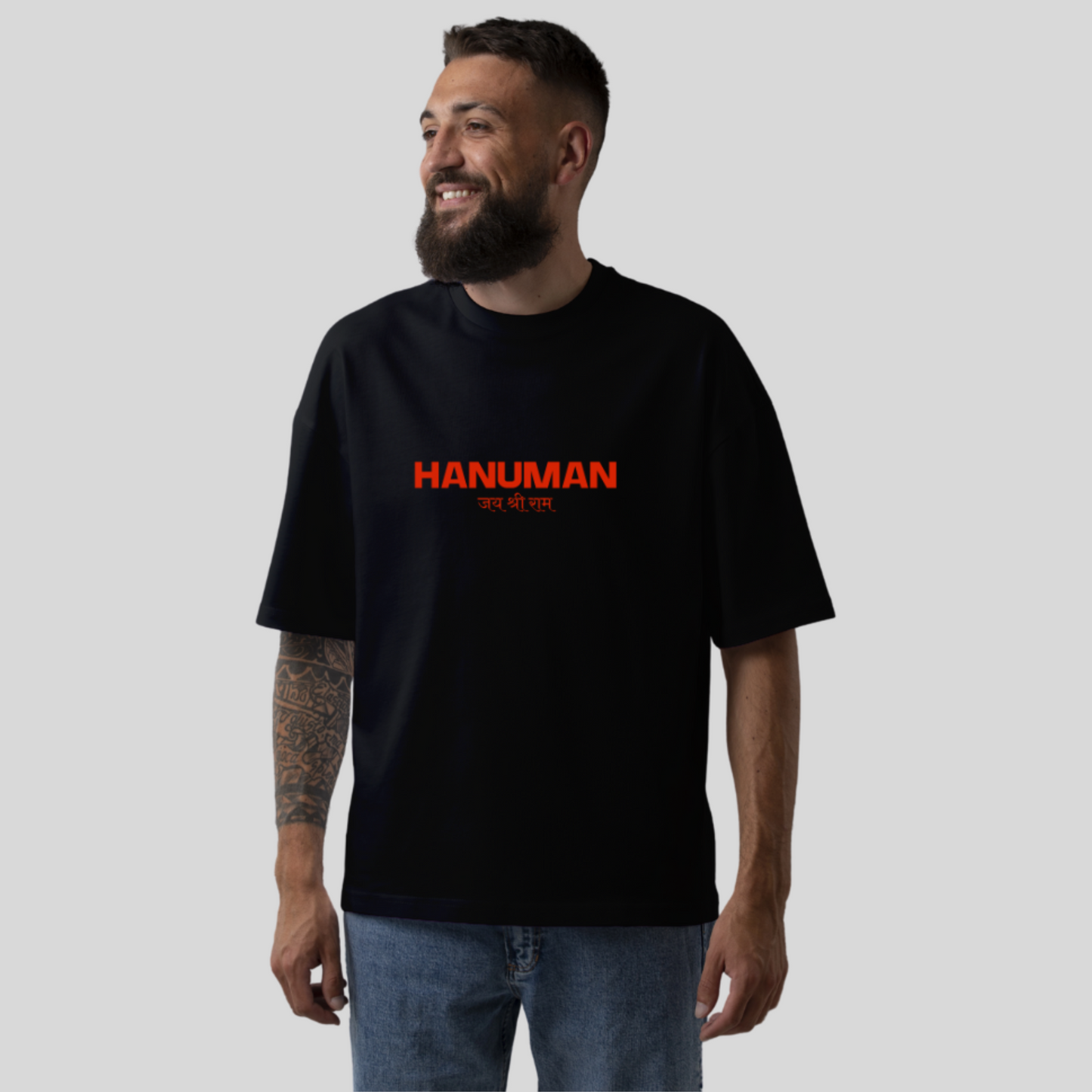 Unisex LORD HANUMAN’s Black Tee