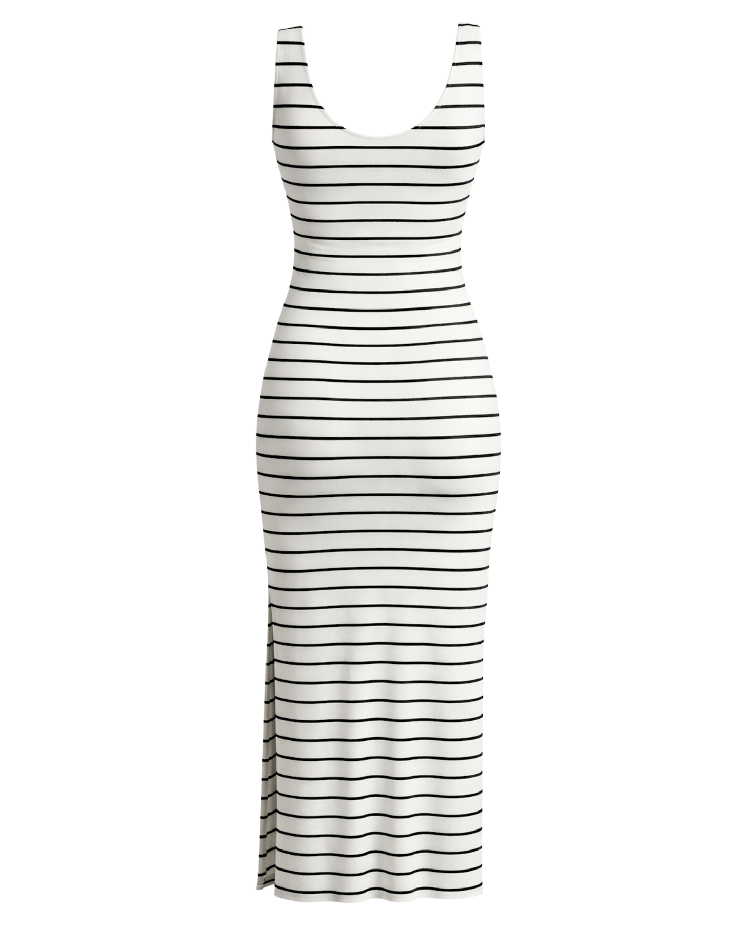 BYR White Contour Bodycon Dress