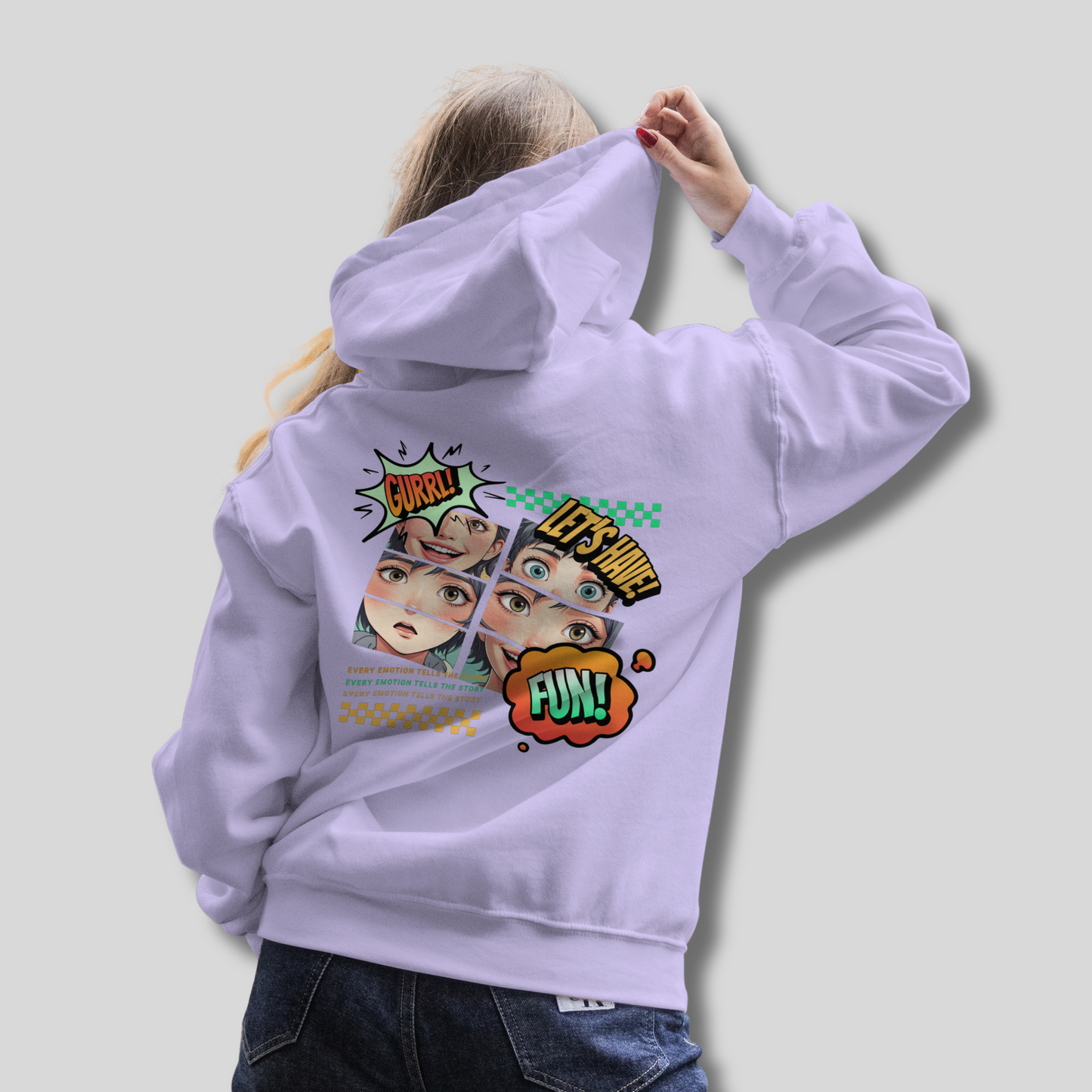 HerWear GURRL Lavender Hoodie