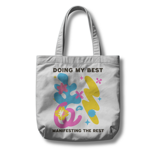 HerWear BYR White Tote Bag