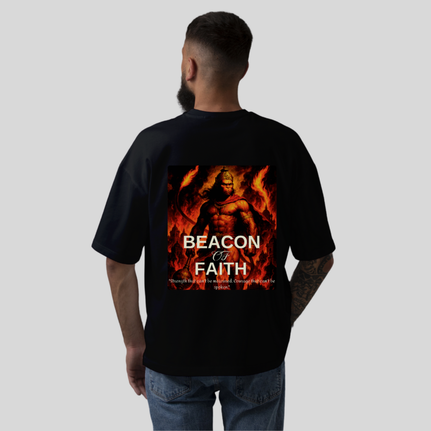 Unisex LORD HANUMAN’s Black Tee