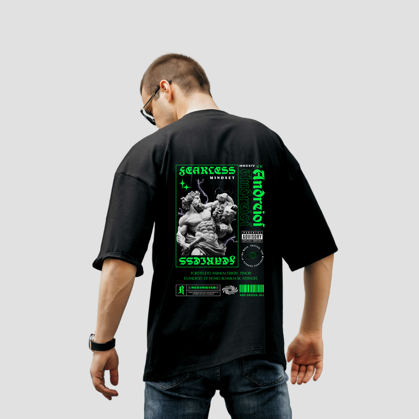 HimWear Black FEARLESS Tee