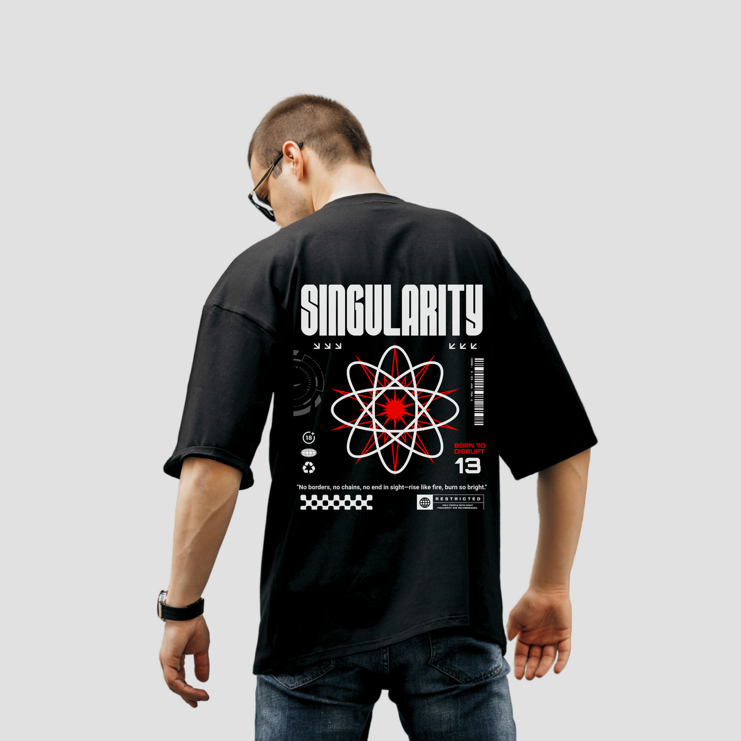HimWear Black Singularity Tee
