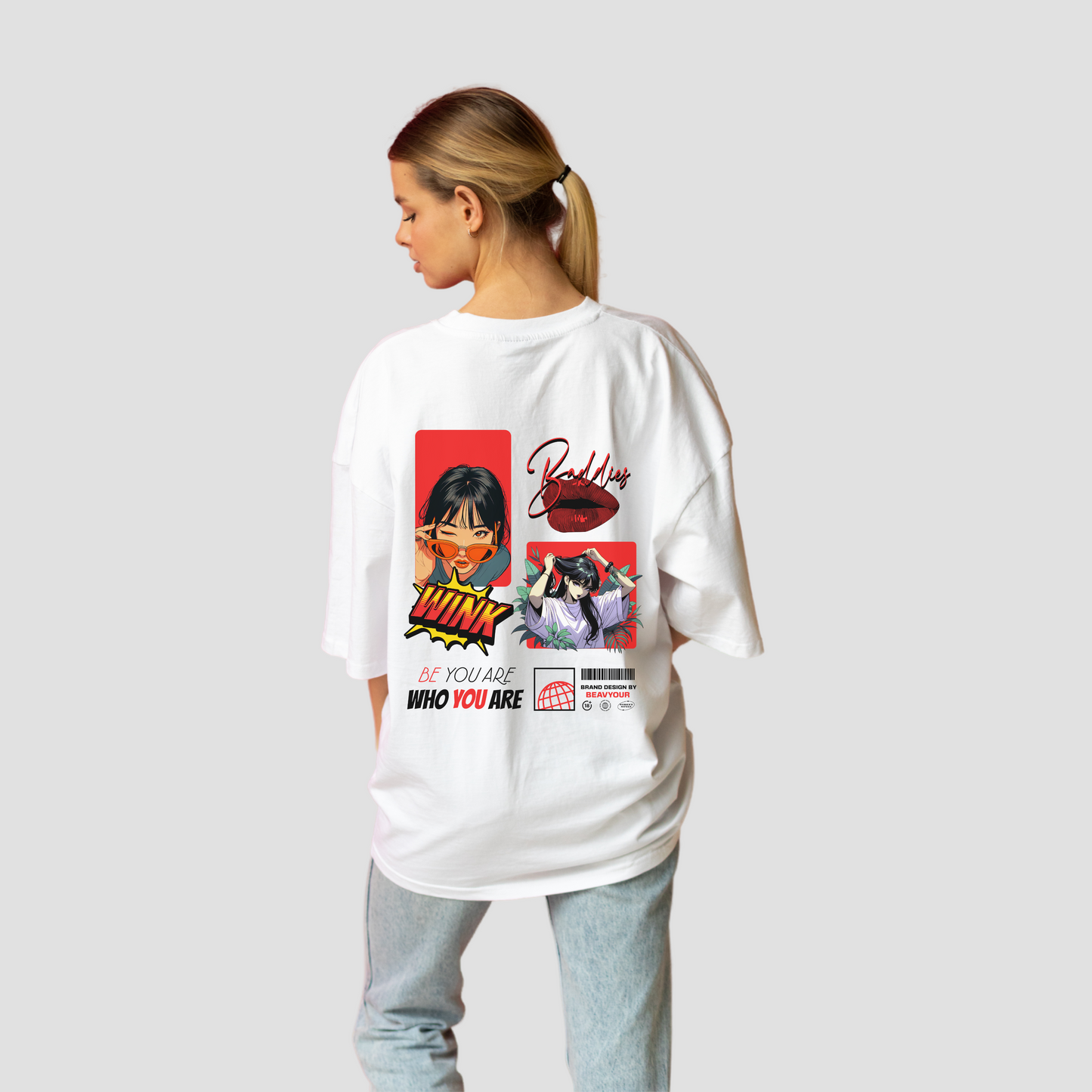 HerWear White Beubaby Tee