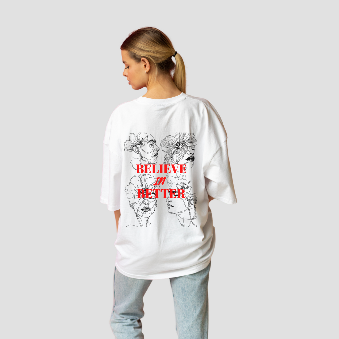 Unisex White  Optimist Tee
